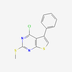 4-Chloro-2-(methylsulfanyl)-5-phenylthieno[2,3-d]pyrimidine