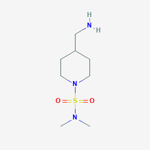 4-(aminomethyl)-N,N-dimethylpiperidine-1-sulfonamide