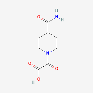 molecular formula C8H12N2O4 B7843007 2-(4-Carbamoylpiperidin-1-yl)-2-oxoacetic acid 