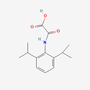 molecular formula C14H19NO3 B7843008 2-[[2,6-Di(propan-2-yl)phenyl]amino]-2-oxoacetic acid 