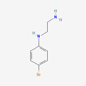 molecular formula C8H11BrN2 B7843094 N1-(4-Bromophenyl)-1,2-ethanediamine 2HCl CAS No. 50622-52-1
