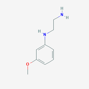 molecular formula C9H14N2O B7843097 N1-(3-Methoxyphenyl)ethane-1,2-diamine CAS No. 14088-85-8