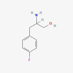molecular formula C9H12FNO B7843108 2-Amino-3-(4-fluorophenyl)propan-1-ol CAS No. 64230-78-0