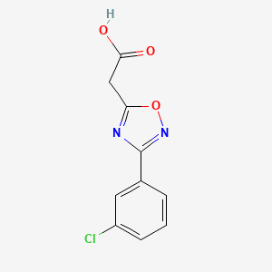 2-[3-(3-Chlorophenyl)-1,2,4-oxadiazol-5-yl]acetic acid