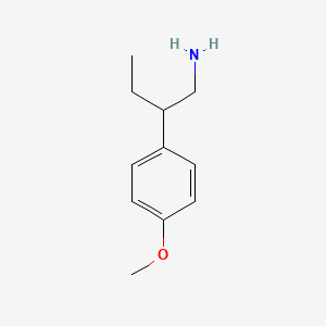 molecular formula C11H17NO B7843256 b-Ethyl-4-methoxy-benzeneethanamine 