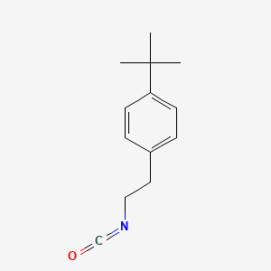 molecular formula C13H17NO B7843293 1-Tert-butyl-4-(2-isocyanatoethyl)benzene 