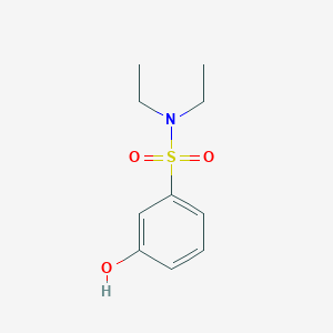 molecular formula C10H15NO3S B7843302 N,N-Diethyl-3-hydroxybenzene-1-sulfonamide 