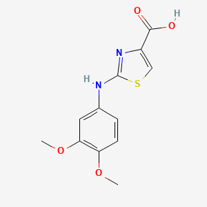 2-(3,4-Dimethoxyanilino)-1,3-thiazole-4-carboxylic acid