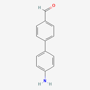 molecular formula C13H11NO B7843525 4'-Amino-biphenyl-4-carbaldehyde CAS No. 1093758-73-6