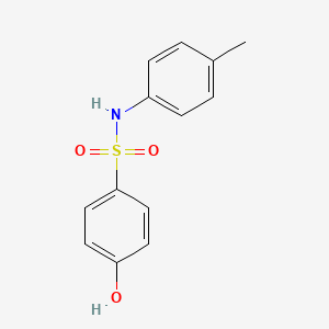 molecular formula C13H13NO3S B7843593 4-Hydroxy-n-(4-methylphenyl)benzene-1-sulfonamide 