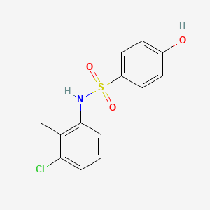 N-(3-Chloro-2-methylphenyl)-4-hydroxybenzene-1-sulfonamide