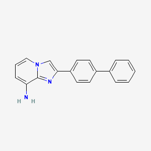 2-(4-Phenylphenyl)imidazo[1,2-a]pyridin-8-amine