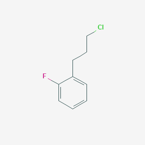 molecular formula C9H10ClF B7843675 1-(3-Chloropropyl)-2-fluorobenzene 