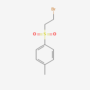 molecular formula C9H11BrO2S B7843689 1-[(2-Bromoethyl)sulfonyl]-4-methylbenzene 