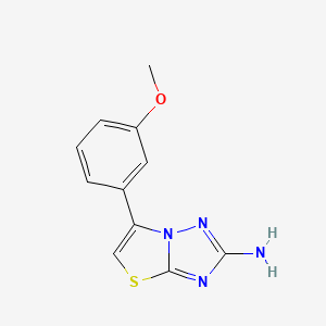 6-(3-Methoxyphenyl)-[1,2,4]triazolo[3,2-b][1,3]thiazol-2-amine