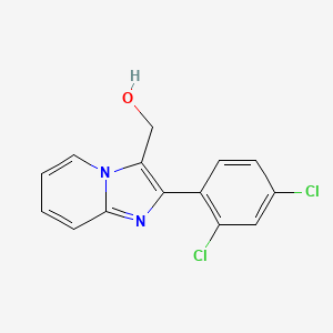 molecular formula C14H10Cl2N2O B7843769 [2-(2,4-Dichlorophenyl)imidazo[1,2-a]pyridin-3-yl]methanol 