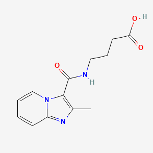 4-({2-Methylimidazo[1,2-a]pyridin-3-yl}formamido)butanoicacid