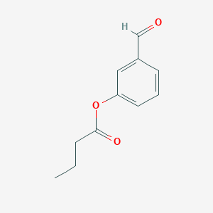 molecular formula C11H12O3 B7843891 3-Formylphenyl butyrate 