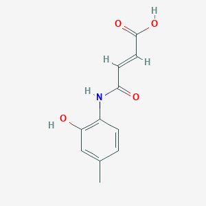 molecular formula C11H11NO4 B7843947 (E)-4-(2-hydroxy-4-methylanilino)-4-oxobut-2-enoic acid 