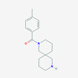 molecular formula C17H24N2O B7843995 2,8-Diazaspiro[5.5]undecan-2-yl(p-tolyl)methanone 