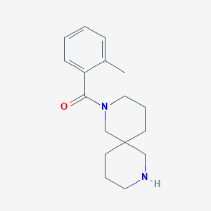 molecular formula C17H24N2O B7844000 2,8-Diazaspiro[5.5]undecan-2-yl(o-tolyl)methanone 