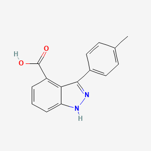 molecular formula C15H12N2O2 B7844014 3-(4-methylphenyl)-1H-indazole-4-carboxylic acid 