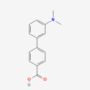 molecular formula C15H15NO2 B7844064 3'-Dimethylamino-biphenyl-4-carboxylic acid 