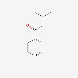 molecular formula C12H16O B7844065 3-甲基-1-(4-甲基苯基)丁烷-1-酮 CAS No. 61971-91-3