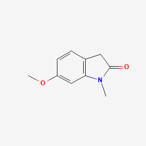molecular formula C10H11NO2 B7844071 6-Methoxy-1-methylindolin-2-one 