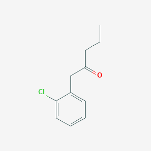 molecular formula C11H13ClO B7844101 1-(2-Chlorophenyl)pentan-2-one 