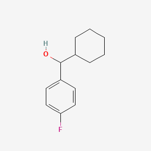 molecular formula C13H17FO B7844112 Cyclohexyl(4-fluorophenyl)methanol CAS No. 259672-47-4