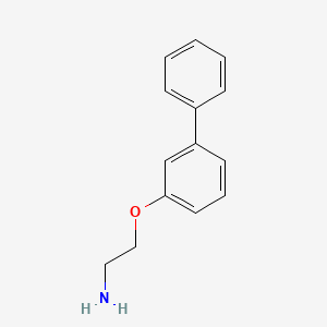 molecular formula C14H15NO B7844138 2-([1,1'-Biphenyl]-3-yloxy)ethanamine 