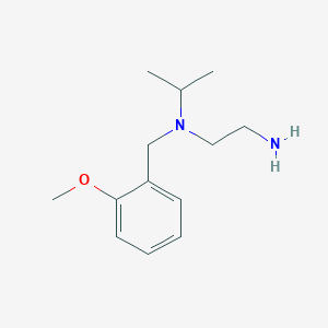 molecular formula C13H22N2O B7844181 N1-Isopropyl-N1-(2-methoxybenzyl)ethane-1,2-diamine 