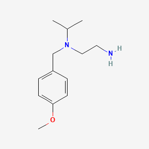 molecular formula C13H22N2O B7844189 N*1*-Isopropyl-N*1*-(4-methoxy-benzyl)-ethane-1,2-diamine 