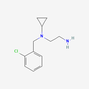 N1-(2-chlorobenzyl)-N1-cyclopropylethane-1,2-diamine