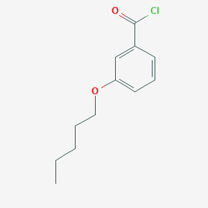 molecular formula C12H15ClO2 B7844273 3-n-Pentoxybenzoyl chloride 
