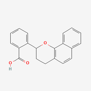 2-(3,4-dihydro-2H-benzo[h]chromen-2-yl)benzoic acid