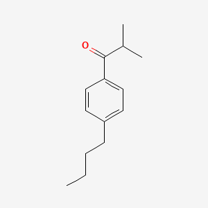 molecular formula C14H20O B7844501 1-(4-Butylphenyl)-2-methylpropan-1-one 