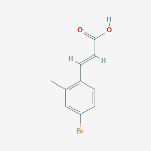 molecular formula C10H9BrO2 B7844546 4-溴-2-甲基肉桂酸 