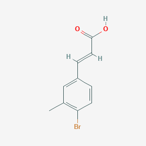 molecular formula C10H9BrO2 B7844549 3-Methyl-4-bromo-trans-cinnamic acid 