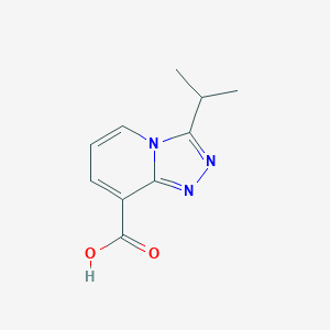 molecular formula C10H11N3O2 B7844567 3-Isopropyl-[1,2,4]triazolo[4,3-A]pyridine-8-carboxylic acid 