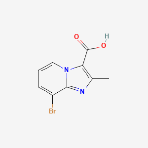 molecular formula C9H7BrN2O2 B7844614 8-Bromo-2-methylimidazo[1,2-a]pyridine-3-carboxylic acid 