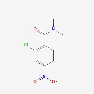 molecular formula C9H9ClN2O3 B7844648 2-chloro-N,N-dimethyl-4-nitrobenzamide 