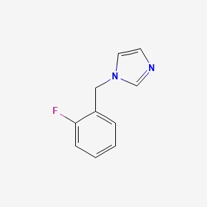 molecular formula C10H9FN2 B7844674 1-(2-Fluorobenzyl)-1H-imidazole CAS No. 102993-74-8
