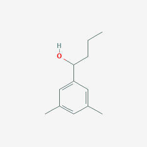 molecular formula C12H18O B7844682 1-(3,5-Dimethylphenyl)-1-butanol CAS No. 691359-96-3