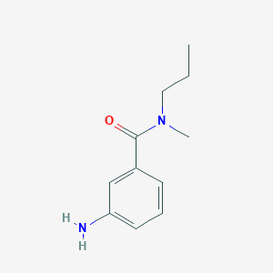 molecular formula C11H16N2O B7844708 3-amino-N-methyl-N-propylbenzamide 