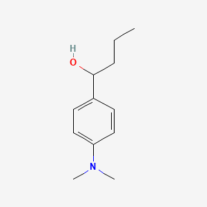 molecular formula C12H19NO B7844725 1-(4-(Dimethylamino)phenyl)butan-1-ol 