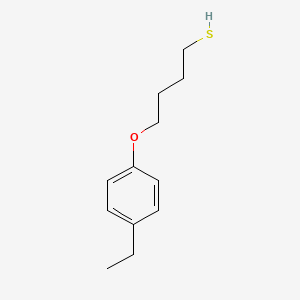 molecular formula C12H18OS B7844773 4-(4-Ethylphenoxy)butane-1-thiol 