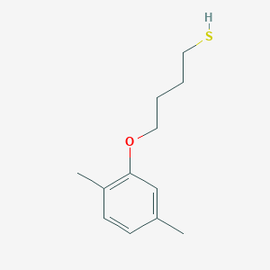 molecular formula C12H18OS B7844774 4-(2,5-Dimethylphenoxy)butane-1-thiol 