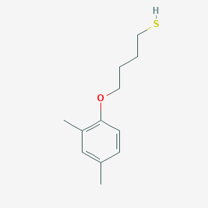 molecular formula C12H18OS B7844777 4-(2,4-Dimethylphenoxy)butane-1-thiol 